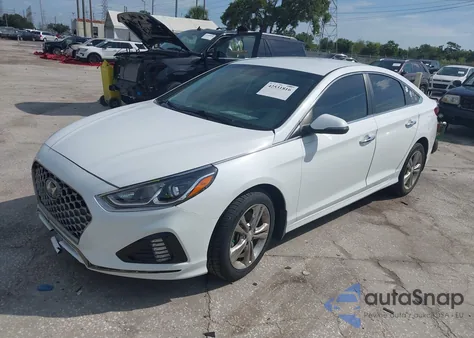 2019 Hyundai Sonata Sel z USA, uszkodzony, nr VIN 5NPE34AF1KH802974